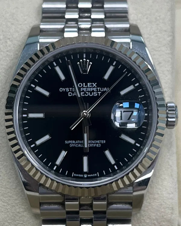 2020 Rolex Datejust 36MM Black Dial Jubilee Bracelet (126234)