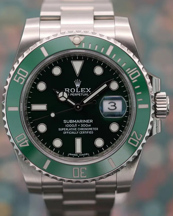 2019 Rolex Submariner Date “Hulk” 40MM Green Dial Oyster Bracelet (116610LV)