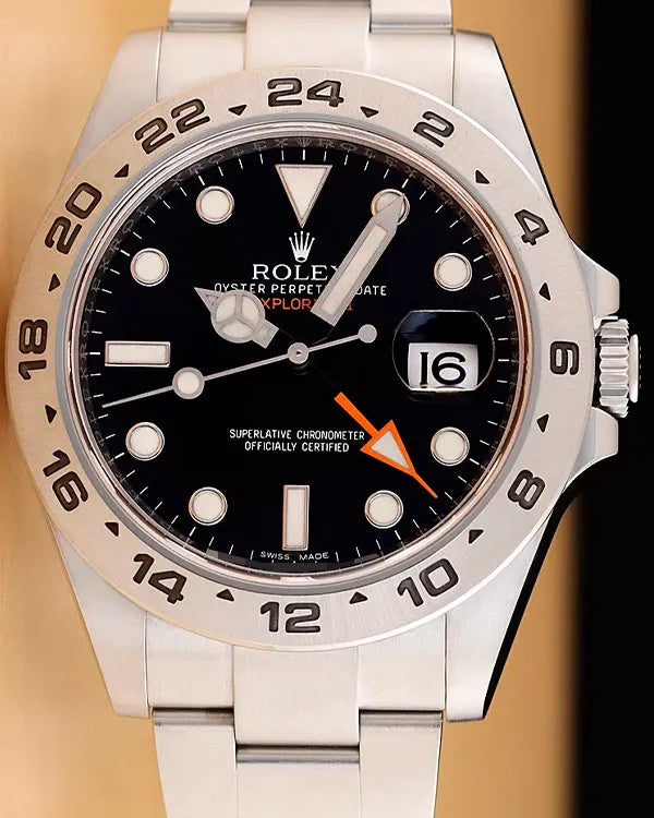 2016 Rolex Explorer II 42MM Black Dial Oyster Bracelet (216570)