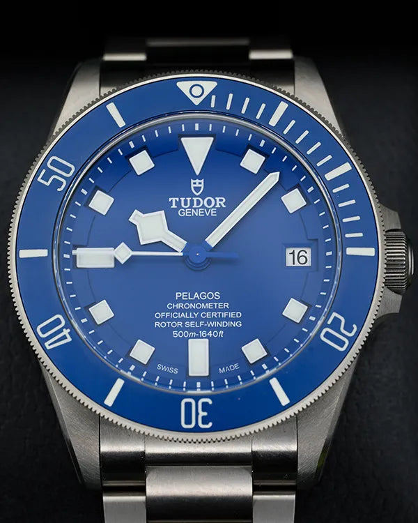 Tudor Pelagos 42MM Blue Dial Titanium Bracelet (25600TB)