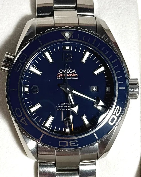 2015 Omega Seamaster Planet Ocean 600M 37.5MM Blue Dial Titanium Bracelet (232.90.38.20.03.001)