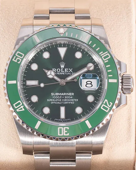 2020 Rolex Submariner Date “Hulk” 40MM Green Dial Oyster Bracelet (116610LV)