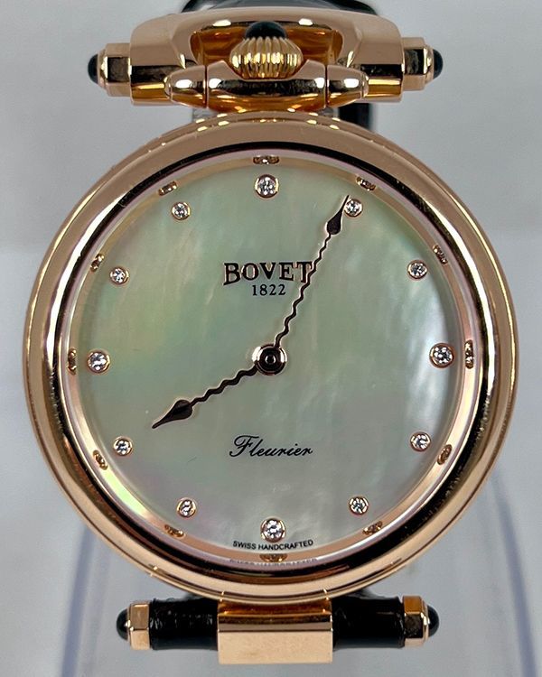 Bovet Amadeo Fleurier 39MM Mother of Pearl Dial Leather Strap (AF39003-SD2-LT04)