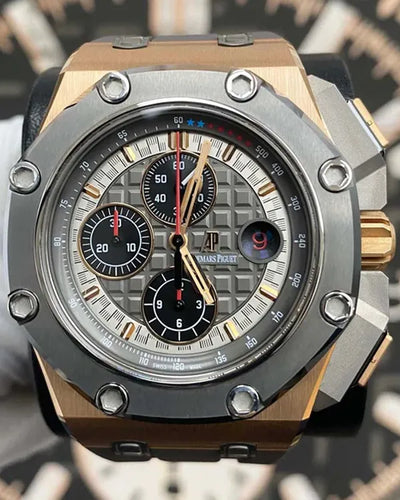 2009 Audemars Piguet Royal Oak Offshore "Michael Schumacher" L.E. 44MM Grey Dial Rubber Strap (26568OM.OO.A004CA.01)