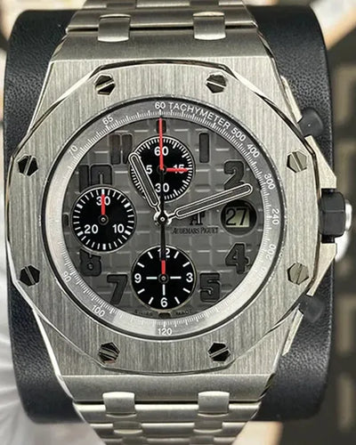 2012 Audemars Piguet Royal Oak Offshore 42MM Grey Dial Titanium Bracelet (26170TI.OO.1000TI.01)