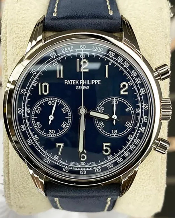 2021 Patek Philippe Complications 41MM Blue Dial Leather Strap (5172G-001)