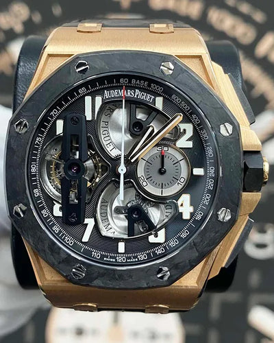 2009 Audemars Piguet Royal Oak Offshore 44MM Skeleton Dial Leather Strap (26288OF.OO.D002CR.01)