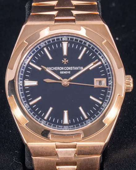 2021 Vacheron Constantin Overseas 41MM Blue Dial Rose Gold Bracelet (4500V/110R-B705)