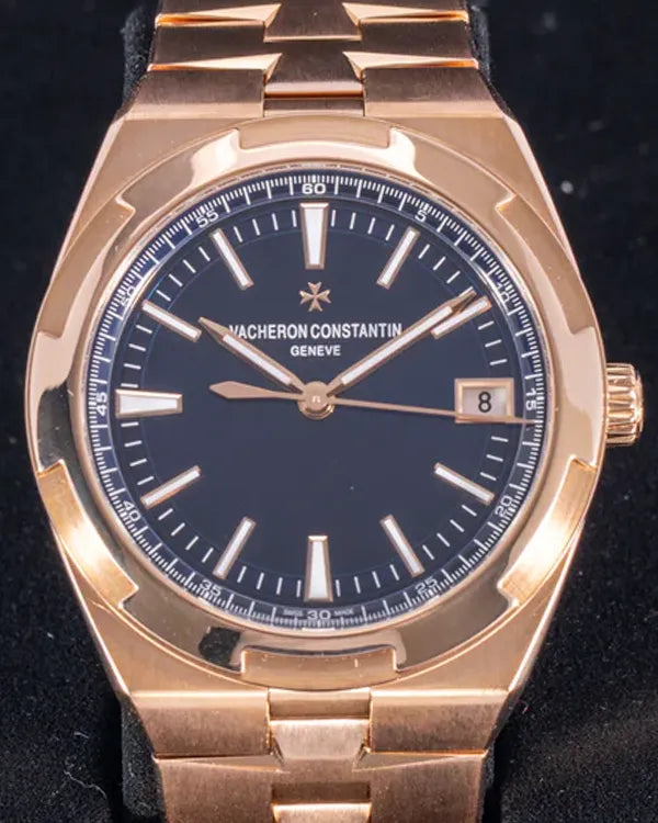 2021 Vacheron Constantin Overseas 41MM Blue Dial Rose Gold Bracelet (4500V/110R-B705)