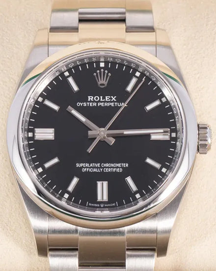 2021 Rolex Oyster Perpetual 36MM Black Dial Oyster Bracelet (126000)