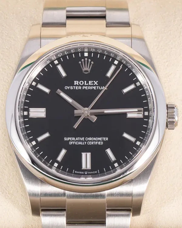 2021 Rolex Oyster Perpetual 36MM Black Dial Oyster Bracelet (126000)