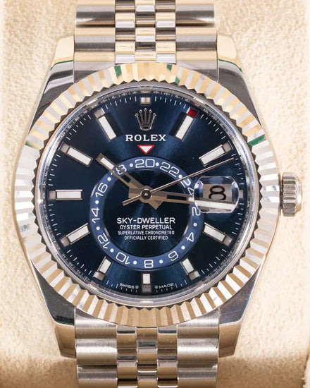 2023 Rolex Sky-Dweller 42MM Blue Dial Jubilee Bracelet (336934)