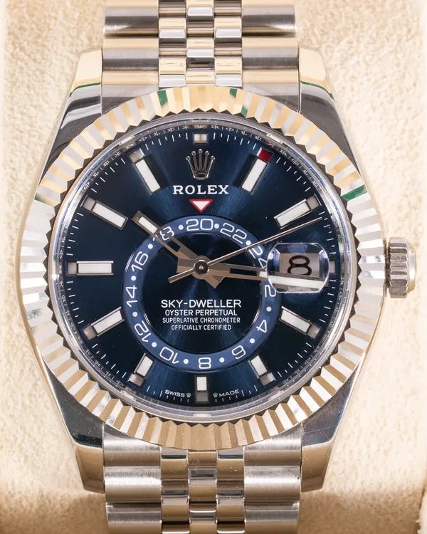 2023 Rolex Sky-Dweller 42MM Blue Dial Jubilee Bracelet (336934)
