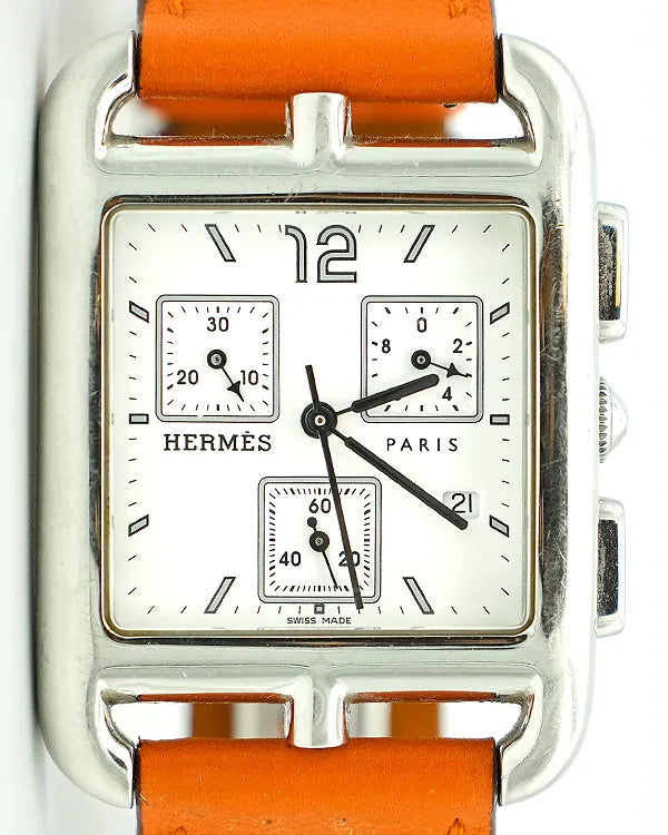 Hermès Cape Cod 31MM Quartz White Dial Leather Strap (CC1.910)