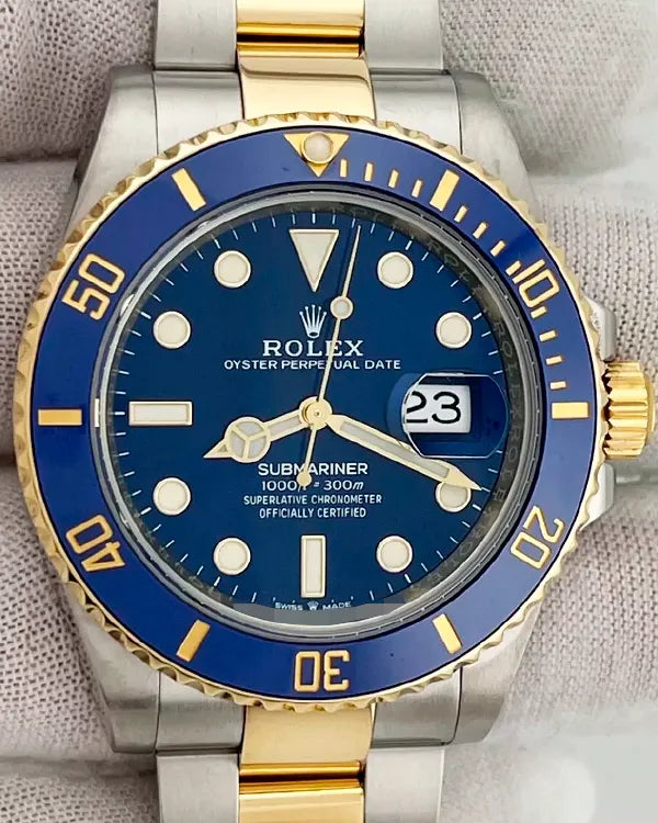 2020 Rolex Submariner Date "Bluesy" 41MM Blue Dial Two-Tone Oyster Bracelet (126613LB)
