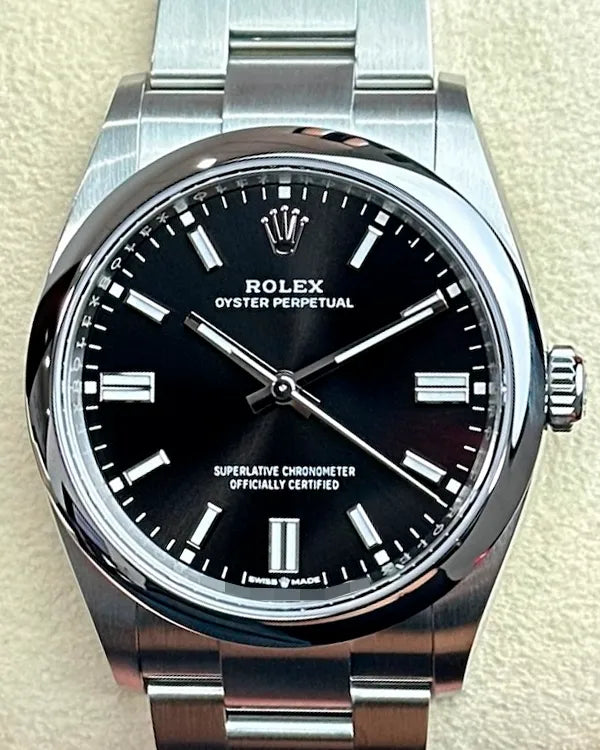 2024 Rolex Oyster Perpetual 36MM Black Dial Oyster Bracelet (126000)