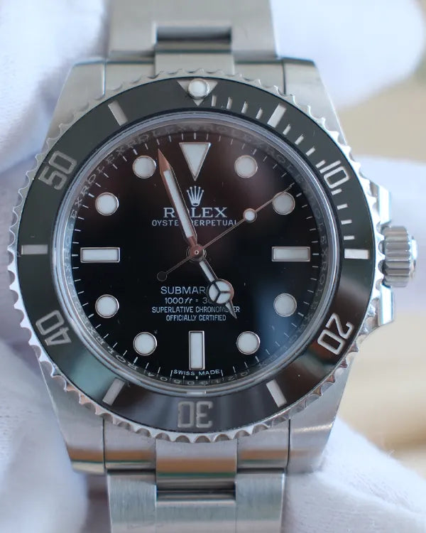 Rolex Submariner No-Date 40MM Black Dial Oyster Bracelet (114060)