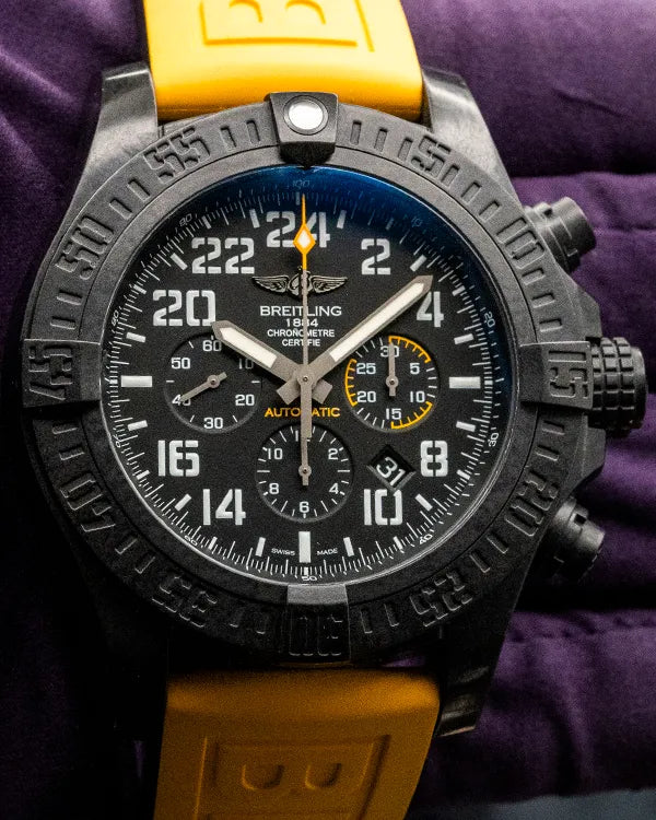 Breitling Avenger "Hurricane" 50MM Black Dial Rubber Strap (XB1210E4/BE89)