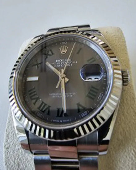 Rolex Datejust "Wimbledon" 41MM Slate Dial Oyster Bracelet (126334)