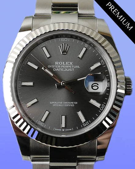 2025 Rolex Datejust 41MM Grey Dial Oyster Bracelet (126334)