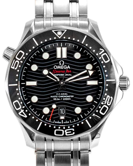 Omega Seamaster Diver 300M 42MM Black Dial Steel Bracelet (210.30.42.20.01.001)