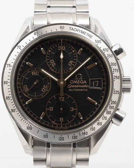 Omega Speedmaster Date 39MM Black Dial Steel Bracelet (3513.54.00)
