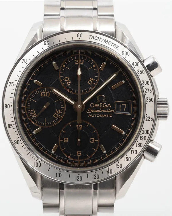 Omega Speedmaster Date 39MM Black Dial Steel Bracelet (3513.54.00)