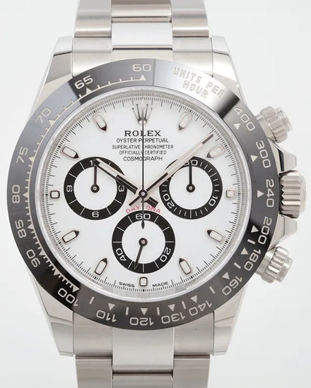 2017 Rolex Cosmograph Daytona "Panda" 40MM White Dial Oyster Bracelet (116500LN)