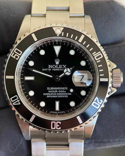 Rolex Submariner Date 40MM Black Dial Oyster Bracelet (16610)