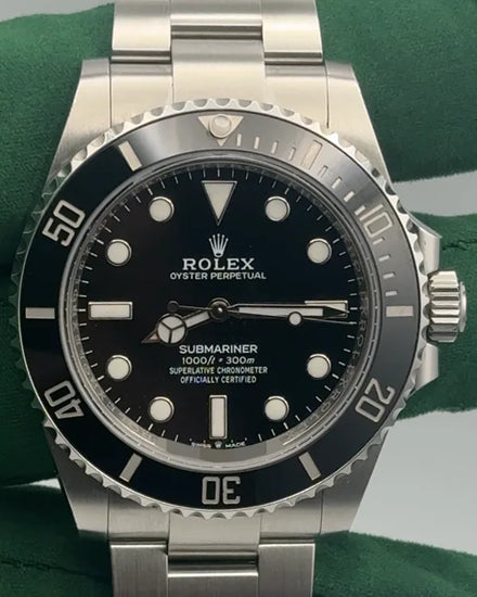 2022 Rolex Submariner No-Date 41MM Black Dial Oyster Bracelet (124060)