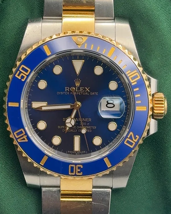 Rolex Submariner Date "Bluesy" 40MM Blue Dial Two-Tone Oyster Bracelet (116613LB)
