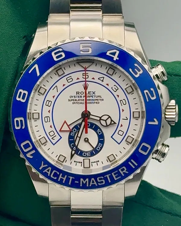 2020 Rolex Yacht-Master II 44MM White Dial Oyster Bracelet (116680)