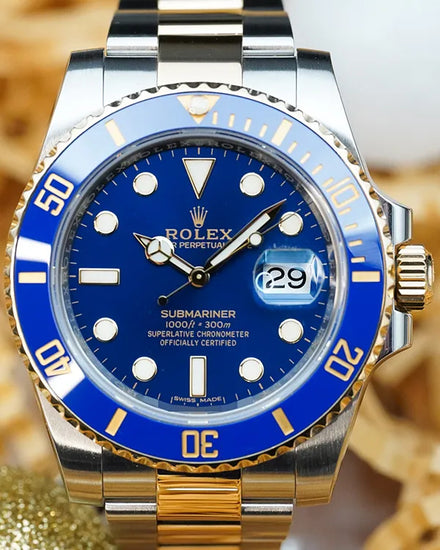 2020 Rolex Submariner Date "Bluesy" 40MM Blue Dial Two-Tone Oyster Bracelet (116613LB)