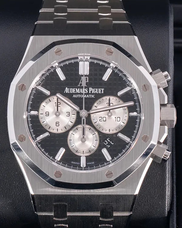 Audemars Piguet Royal Oak Chronograph 41MM Black Dial Steel Bracelet (26331ST.OO.1220ST.02)