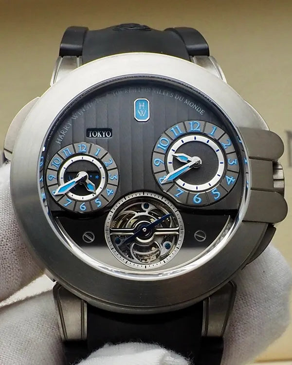 Harry Winston Ocean L.E. 45MM Grey Dial Rubber Strap (400/MATTZ45ZC.A)