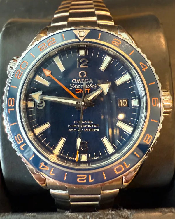 Omega Seamaster Planet Ocean 600M "Goodplanet" 43.5MM Blue Dial Steel Bracelet (232.30.44.22.03.001)