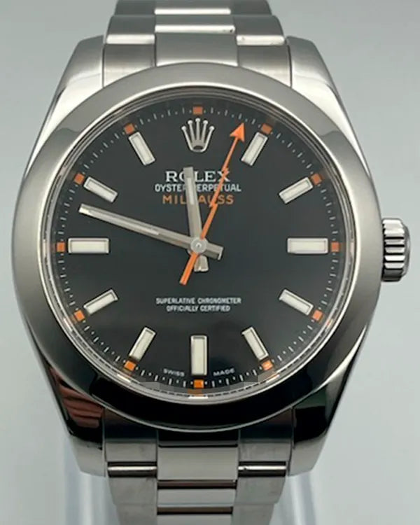 Rolex Milgauss 40MM Black Dial Oyster Bracelet (116400)
