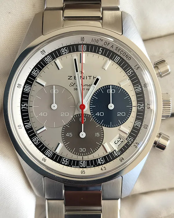 2024 Zenith Chronomaster El Primero Original 38MM White Dial Steel Bracelet (03.3200.3600/69.M3200)