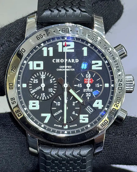 Chopard Mille Miglia 40MM Black Dial Rubber Strap (8920)