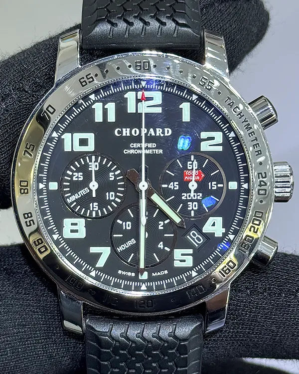 Chopard Mille Miglia 40MM Black Dial Rubber Strap (8920)
