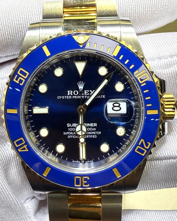 2022 Rolex Submariner Date "Bluesy" 41MM Blue Dial Two-Tone Oyster Bracelet (126613LB)