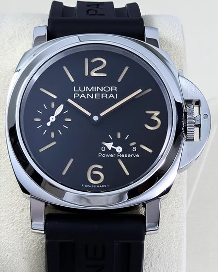 No Reserve - 2021 Panerai Luminor 8 Days 44MM Black Dial Rubber Strap (PAM00795)