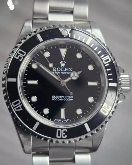 2000 Rolex Submariner No Date 40MM Black Dial Oyster Bracelet (14060M)