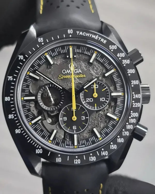 2024 Omega Speedmaster Dark Side of the Moon "Apollo 8" 44.25MM Black Dial Rubber Strap (310.92.44.50.01.001)