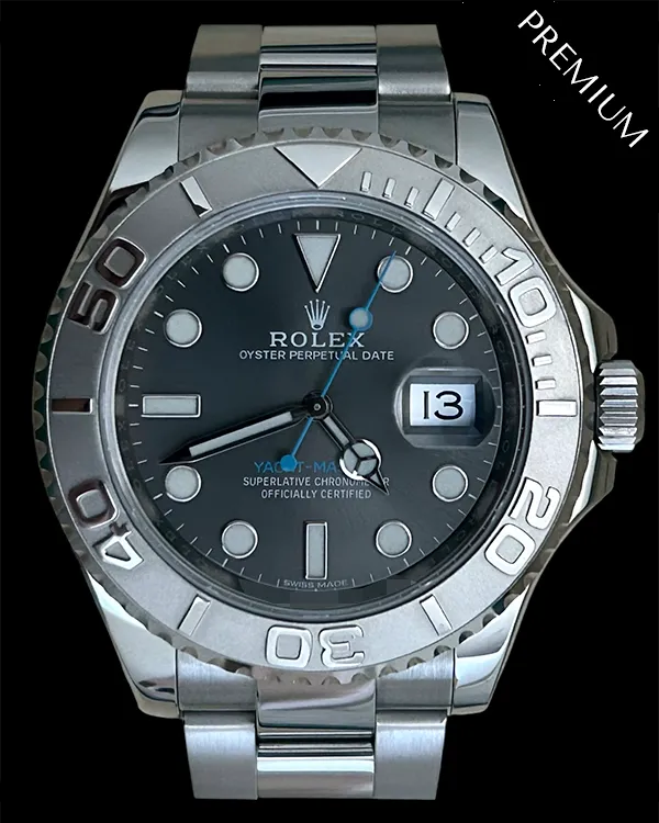 No Reserve - Rolex Yacht-Master 40MM Rhodium Dial Oyster Bracelet (116622)