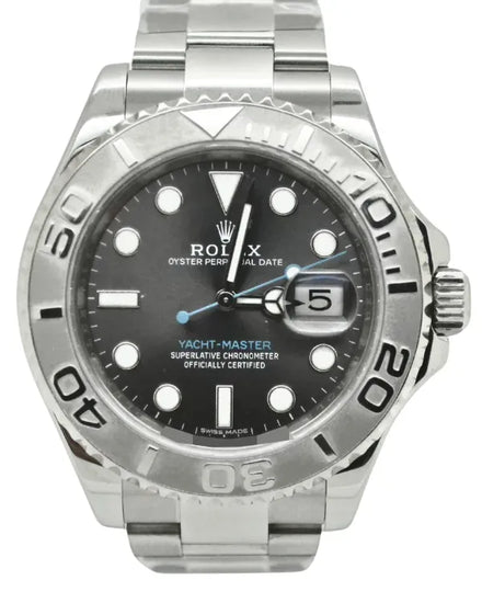 2017 Rolex Yacht-Master 40MM Grey Rhodium Dial Oyster Bracelet (116622)