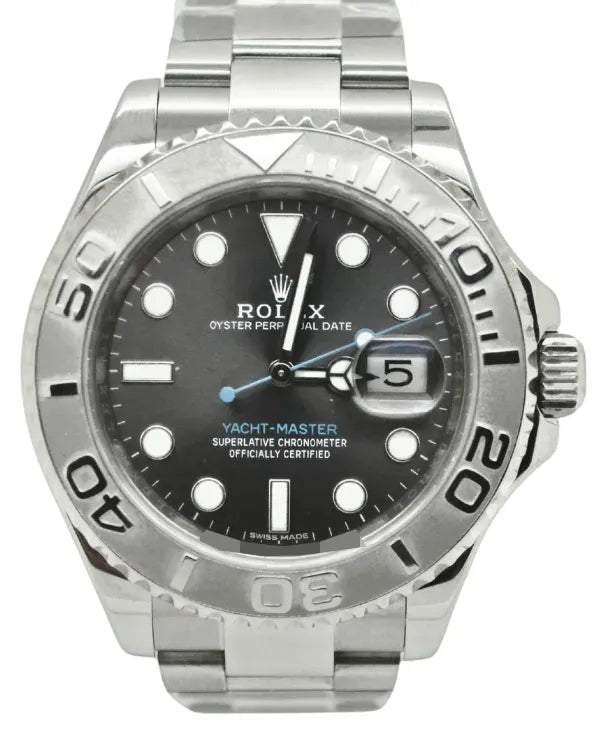 2017 Rolex Yacht-Master 40MM Grey Rhodium Dial Oyster Bracelet (116622)