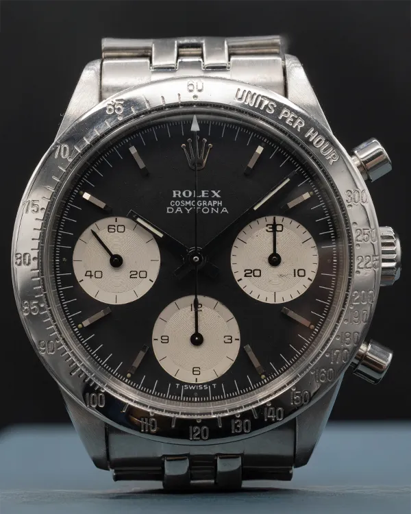 1966 (1.4 Mill Serial) Rolex Cosmograph Daytona 37MM Black Dial Jubilee Bracelet (6239)