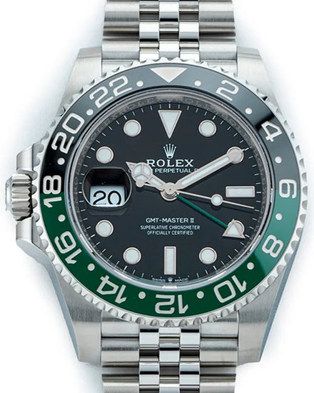 2025 Rolex GMT-Master II "Sprite" 40MM Black Dial Jubilee Bracelet (126720VTNR)