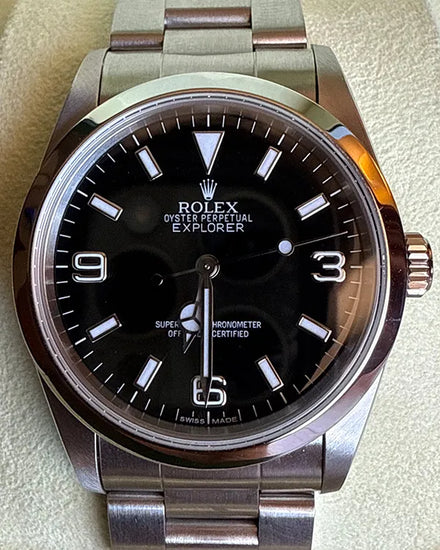 Rolex Explorer 36MM Black Dial Oyster Bracelet (14270)
